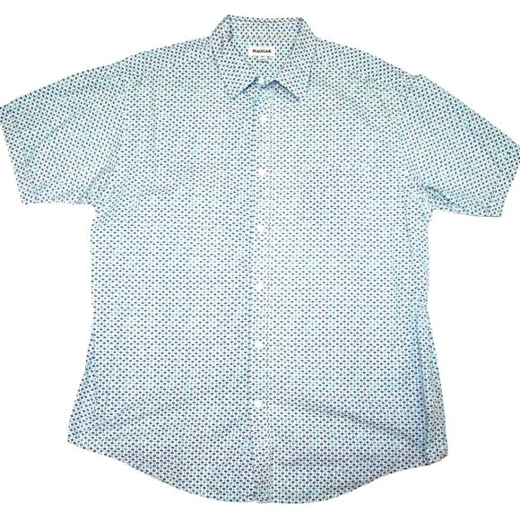 Haggar Palm Tree Shirt Mans Size XL - Picture 1 of 5
